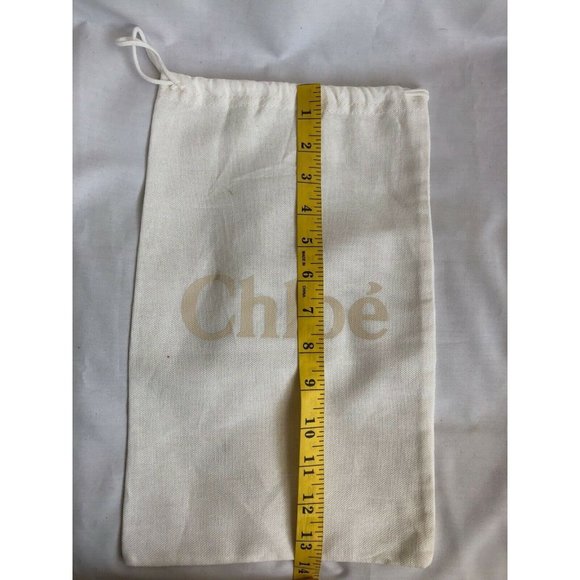 Chloe Dustbag Storage Drawstring White 14" x 8.5" - Picture 3 of 8